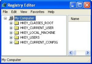 Registry Editor klik Regedit